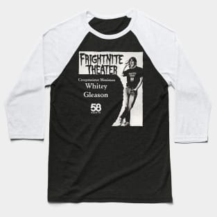 Frightnite Theater with Whitney Gleason KSCH-TV Baseball T-Shirt